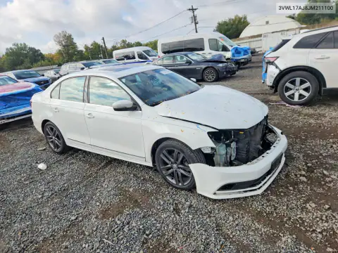 3VWL17AJ8JM211100 — 2018 Volkswagen Jetta, фото 4 с аукциона Copart, Передняя часть