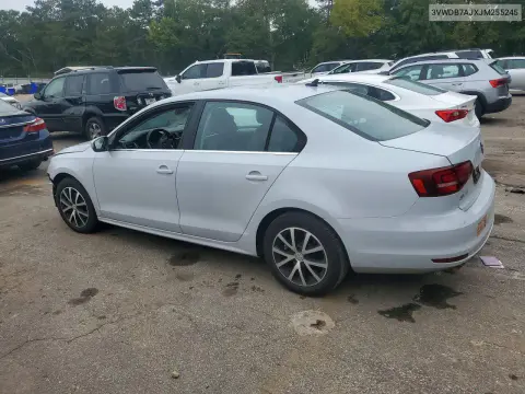 2018 Volkswagen Jetta Se VIN 3VWDB7AJXJM255245 фото 2