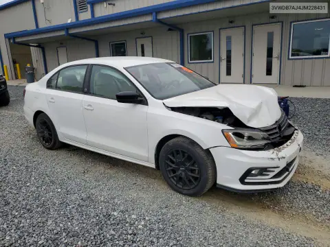 2018 Volkswagen Jetta Se VIN 3VWDB7AJ4JM228431 фото 4