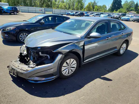 3VWN57BU7KM038502 — 2019 Volkswagen Jetta, Передняя часть (Front End), фото до ремонта