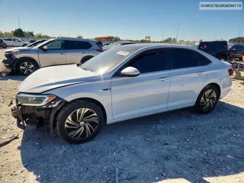 3VWG57BU0KM090174 — 2019 Volkswagen Jetta, Передняя часть, фото до ремонта