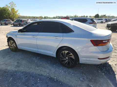 2019 Volkswagen Jetta Sel Premium VIN 3VWG57BU0KM090174 фото 2