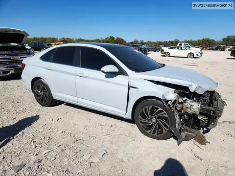 2019 Volkswagen Jetta Sel Premium VIN 3VWG57BU0KM090174 фото 4