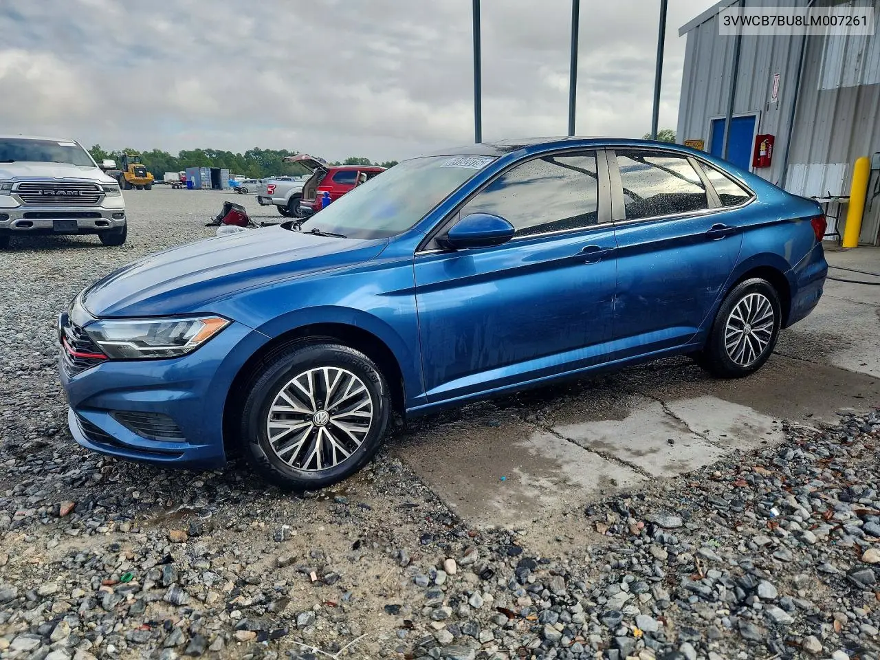 3VWCB7BU8LM007261 Volkswagen Jetta 2020 — повреждение Передняя часть, фото до ремонта
