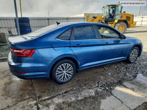 3VWCB7BU8LM007261 — 2020 Volkswagen Jetta, фото 3 с аукциона Copart 15.10.2026, Передняя часть