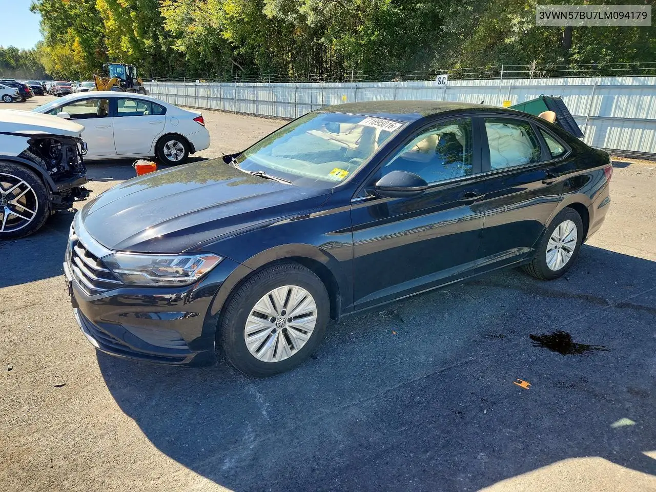 2020 Volkswagen Jetta S VIN 3VWN57BU7LM094179 фото 1