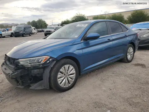 3VWC57BU8LM080203 — 2020 Volkswagen Jetta, Передняя часть, фото до ремонта