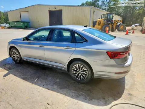 3VWC57BU2MM000735 — 2021 Volkswagen Jetta, фото 2 с аукциона Copart 15.10.2026, Мелкие вмятины и царапины
