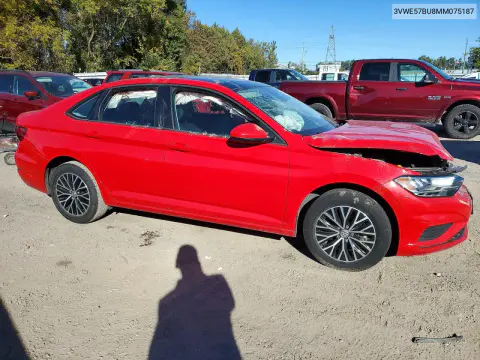 2021 Volkswagen Jetta Sel VIN 3VWE57BU8MM075187 фото 4