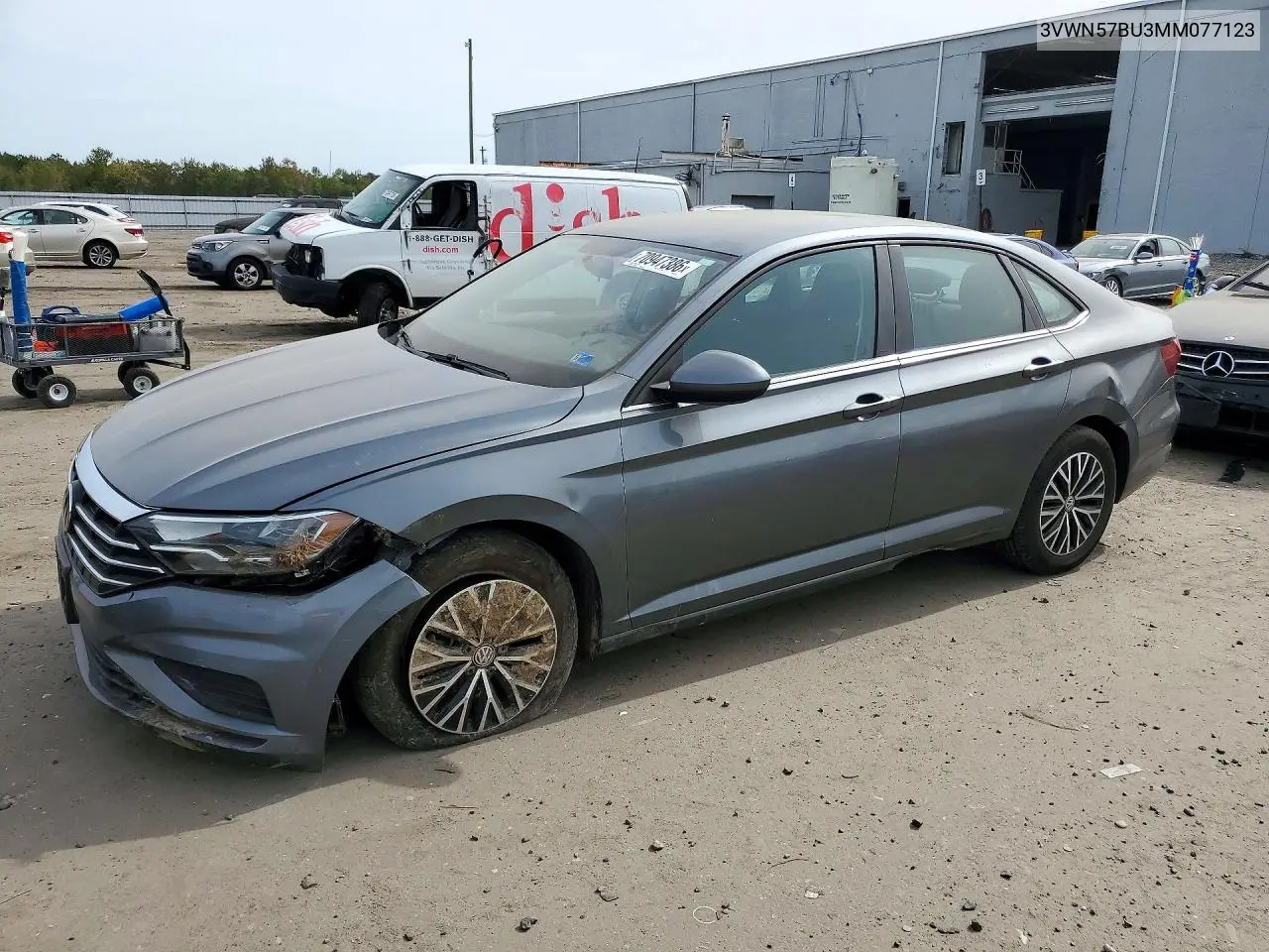 2021 Volkswagen Jetta S VIN 3VWN57BU3MM077123 фото 1
