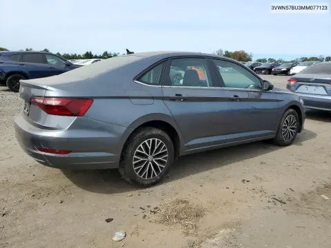 2021 Volkswagen Jetta S VIN 3VWN57BU3MM077123 фото 3