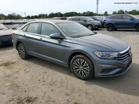 2021 Volkswagen Jetta S VIN 3VWN57BU3MM077123 фото 4