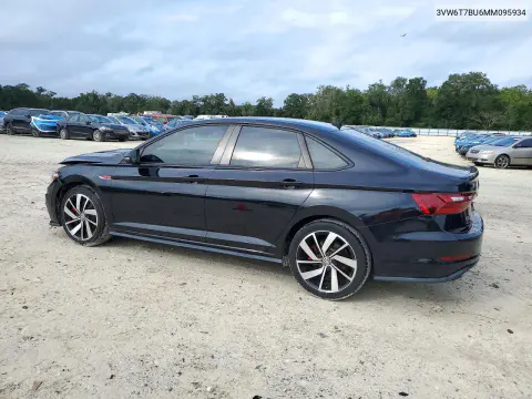 2021 Volkswagen Jetta Gli VIN 3VW6T7BU6MM095934 фото 2