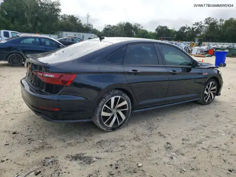 2021 Volkswagen Jetta Gli VIN 3VW6T7BU6MM095934 фото 3