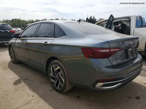 2022 Volkswagen Jetta Sel VIN 3VWGM7BU8NM002396 фото 2