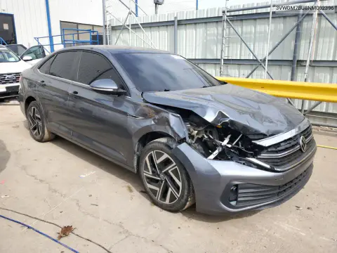 2022 Volkswagen Jetta Sel VIN 3VWGM7BU8NM002396 фото 4