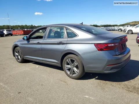2022 Volkswagen Jetta Se VIN 3VW7M7BU5NM020127 фото 2