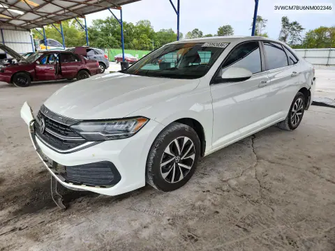 2022 Volkswagen Jetta S VIN 3VWCM7BU6NM002346 фото 1