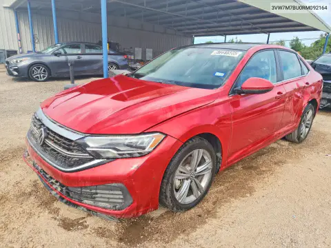 3VW7M7BU0RM092164 — 2024 Volkswagen Jetta, Передняя часть, фото до ремонта