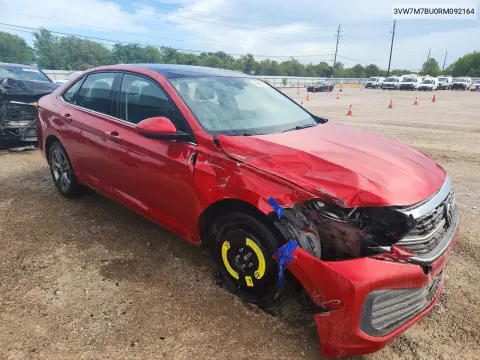 2024 Volkswagen Jetta Se VIN 3VW7M7BU0RM092164 фото 4