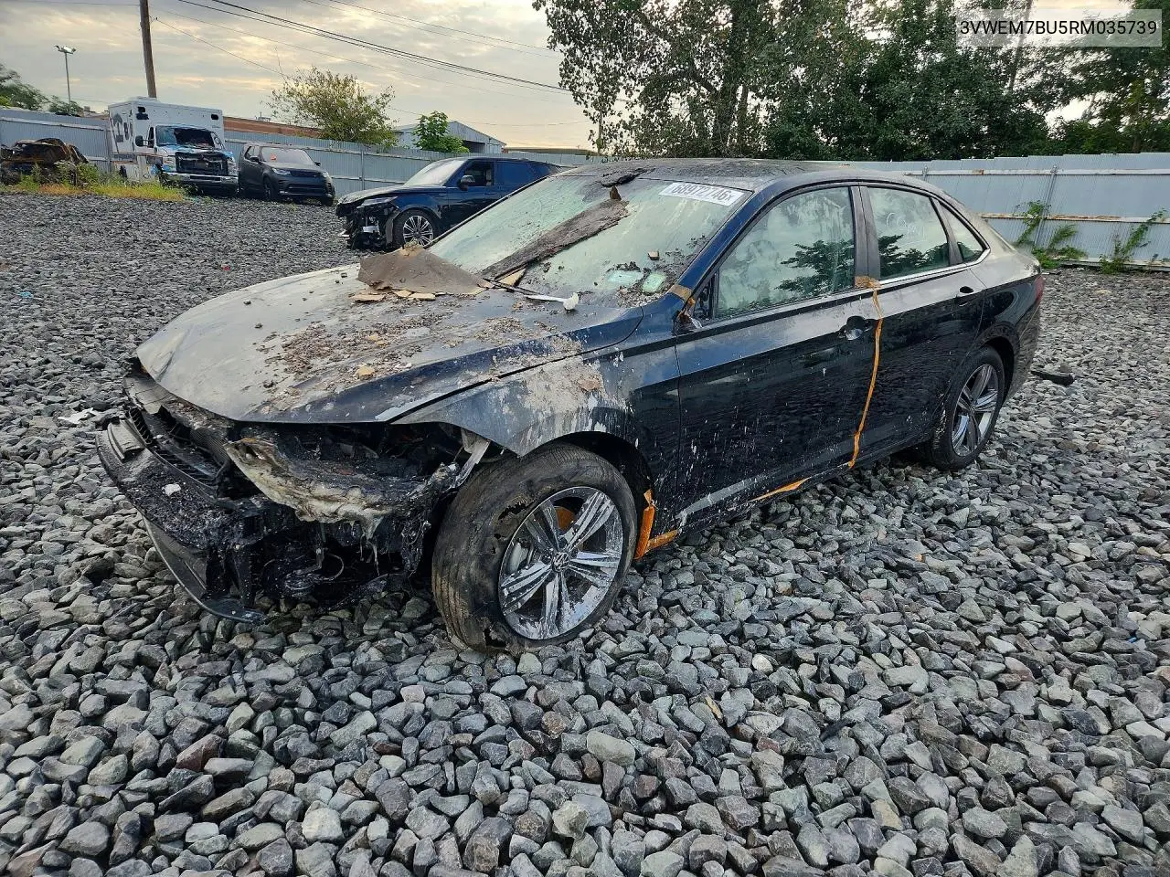 2024 Volkswagen Jetta Se VIN 3VWEM7BU5RM035739 фото 1