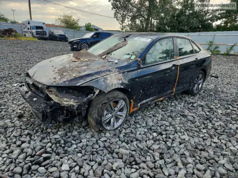 3VWEM7BU5RM035739 — 2024 Volkswagen Jetta, Пожар, фото до ремонта