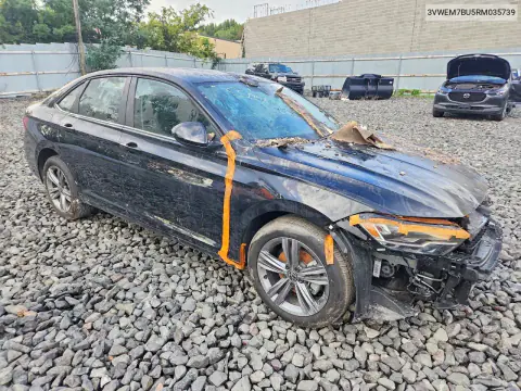 2024 Volkswagen Jetta Se VIN 3VWEM7BU5RM035739 фото 4