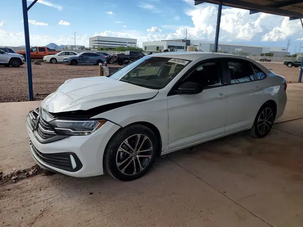 3VWBM7BU5RM025375 — 2024 Volkswagen Jetta, Передняя часть (Front End), фото до ремонта