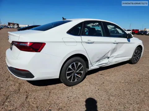 2024 Volkswagen Jetta S VIN 3VW5M7BU0RM070270 фото 3