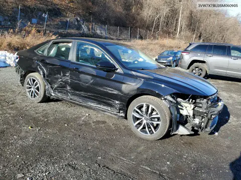 2025 Volkswagen Jetta Se VIN 3VW7X7BU3SM060905 фото 4