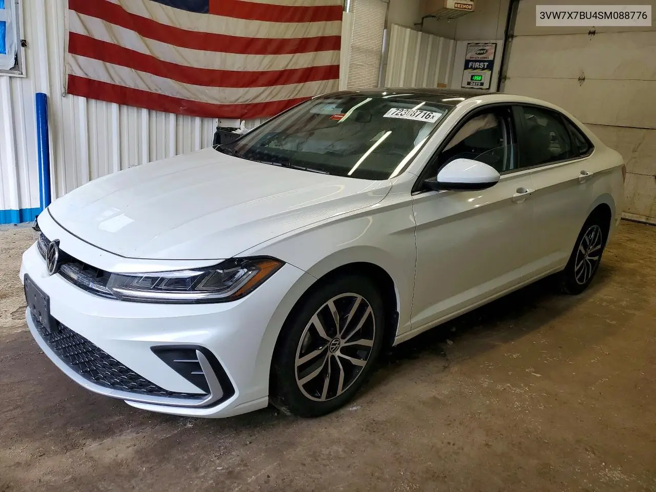 2025 Volkswagen Jetta Se VIN 3VW7X7BU4SM088776 фото 1