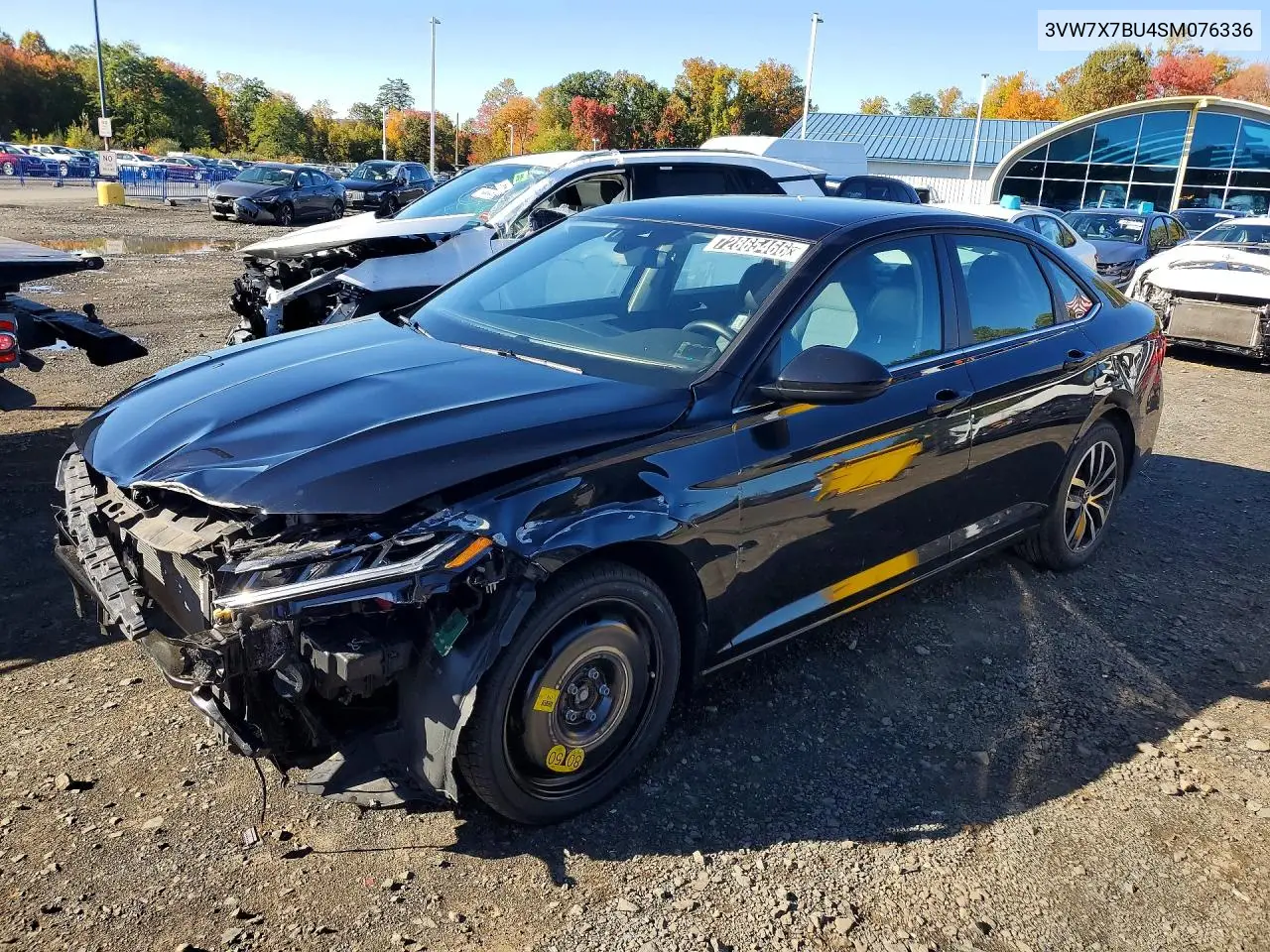3VW7X7BU4SM076336 Volkswagen Jetta 2025 — повреждение Передняя часть, фото до ремонта