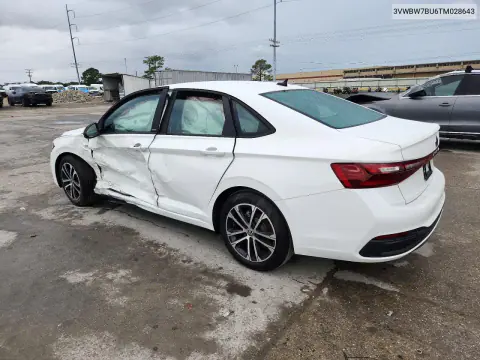 2026 Volkswagen Jetta Sport VIN 3VWBW7BU6TM028643 фото 2