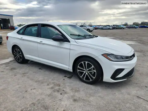 2026 Volkswagen Jetta Sport VIN 3VWBW7BU6TM028643 фото 4