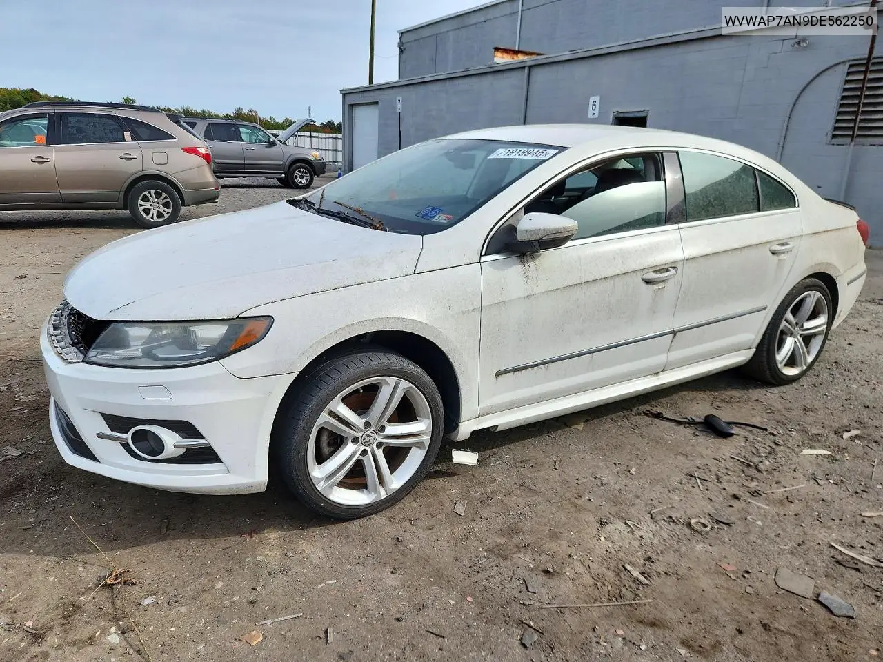2013 Volkswagen Cc Sport VIN WVWAP7AN9DE562250 фото 1