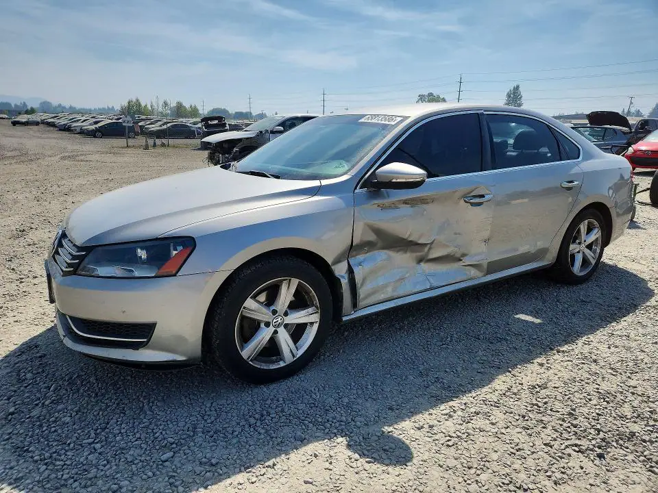 1VWBP7A32CC002774 Volkswagen Passat 2012 — повреждение Боковая часть, фото до ремонта