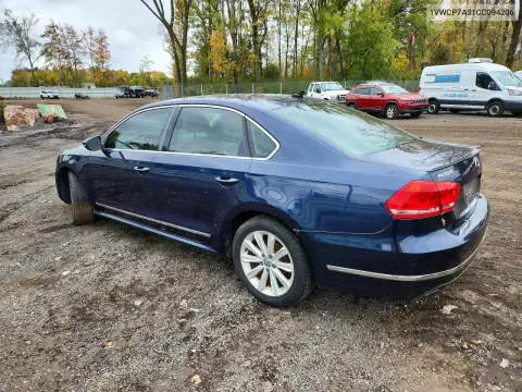 1VWCP7A31CC094206 — 2012 Volkswagen Passat, фото 2 с аукциона Copart, Мелкие вмятины и царапины