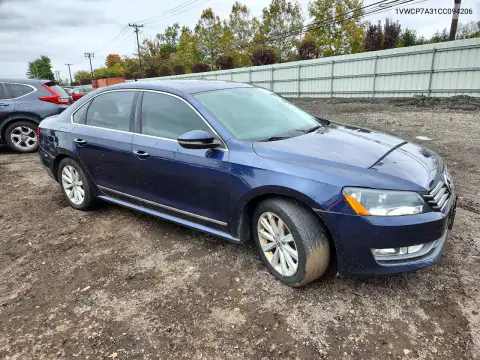 1VWCP7A31CC094206 — 2012 Volkswagen Passat, фото 4 с аукциона Copart, Мелкие вмятины и царапины