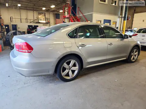 2013 Volkswagen Passat Se VIN 1VWBN7A32DC025639 фото 3