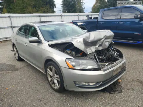 2013 Volkswagen Passat Sel VIN 1VWCN7A33DC065118 фото 4