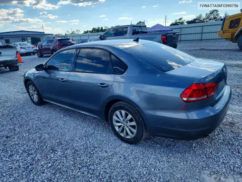 2015 Volkswagen Passat S VIN 1VWAT7A36FC090756 фото 2