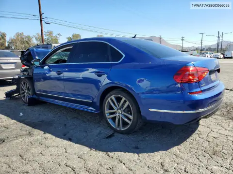 2016 Volkswagen Passat S VIN 1VWAT7A38GC066055 фото 2
