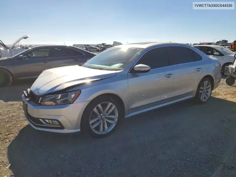 2016 Volkswagen Passat Sel VIN 1VWCT7A33GC044330 фото 1