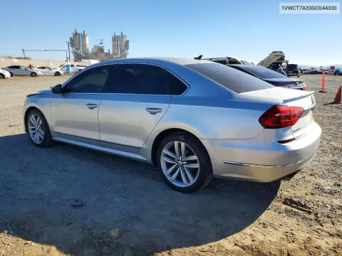 2016 Volkswagen Passat Sel VIN 1VWCT7A33GC044330 фото 2