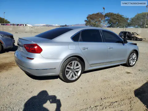 2016 Volkswagen Passat Sel VIN 1VWCT7A33GC044330 фото 3