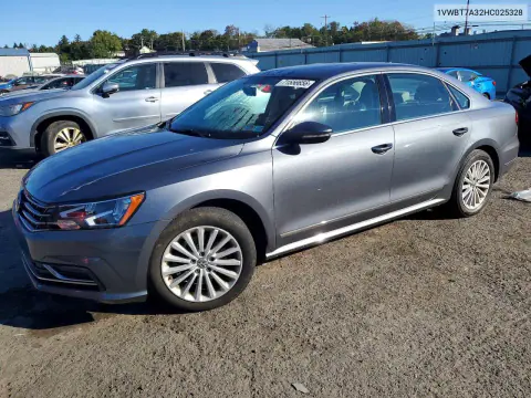 1VWBT7A32HC025328 — 2017 Volkswagen Passat, Сторона, фото до ремонта