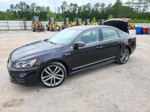 1VWDT7A39HC013072 — 2017 Volkswagen Passat, Задняя часть, фото до ремонта