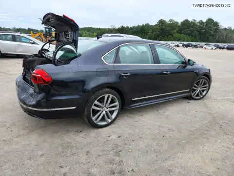2017 Volkswagen Passat R-Line VIN 1VWDT7A39HC013072 фото 3
