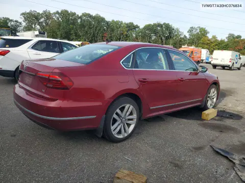 2017 Volkswagen Passat Se VIN 1VWGT7A30HC076834 фото 3