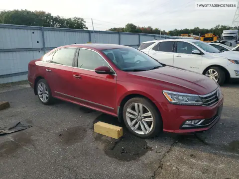2017 Volkswagen Passat Se VIN 1VWGT7A30HC076834 фото 4